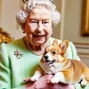 Elizabeth And Corgis Art Diamond Painting