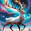 Elk Christmas Art Diamond Painting