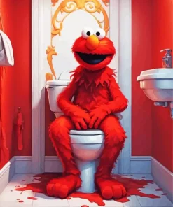 Elmo Diamond Painting