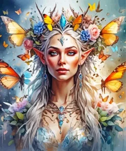 Elven Queen Diamond Painting