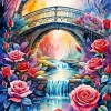 Enchanted Rose Flowers Diamond Painting
