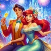 Eric And Ariel Disney Diamond Painting