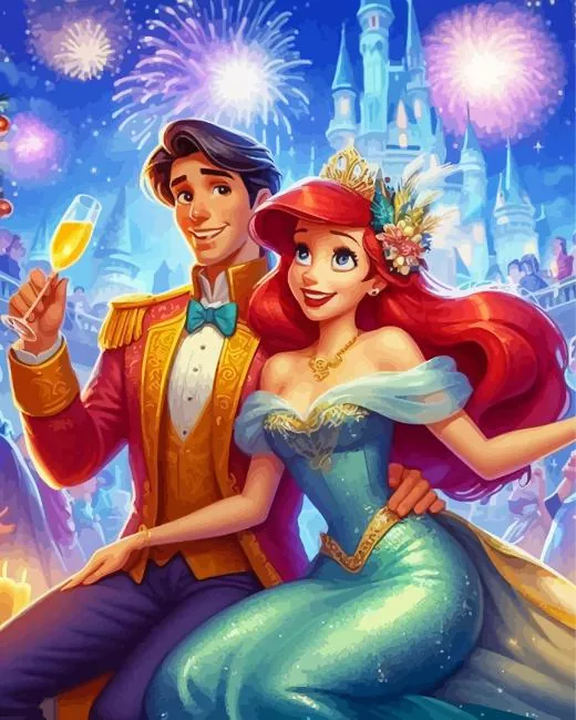 eric and ariel disney Diamond Dotz Eric And Ariel Disney Diamond Painting