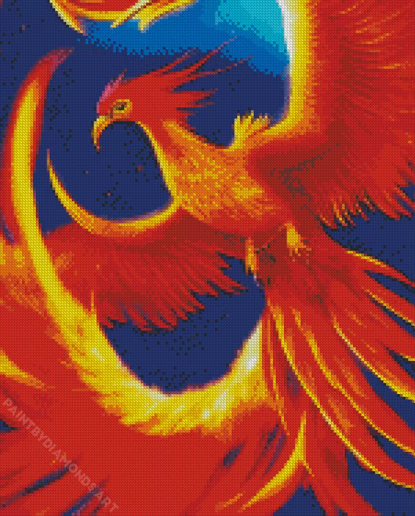 fawkes the phoenix Diamond By Numbers Fawkes The Phoenix Diamond Painting