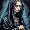 Female Crying Art Diamond Painting