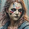 Female Jason Voorhees Diamond Painting