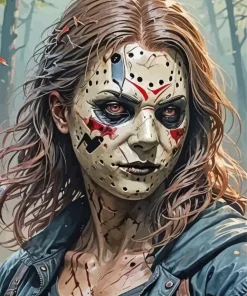 Female Jason Voorhees Diamond Painting