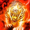 Flame Tiger Diamond Painting