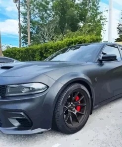 Flat Black Car Diamond Painting