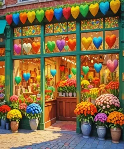 Flower Shop Diamond Painting