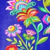 Flowers Folk Art Diamond Painting