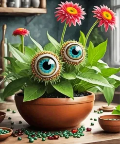 Flowers In A Bottle Art Diamond Painting