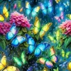 Flying Colorful Butterflies Diamond Painting