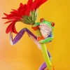 Frog in Flower Diamond Painting