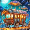 Gypsy Wagon Diamond Painting