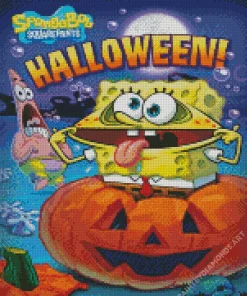 Halloween Spongebob Diamond Painting