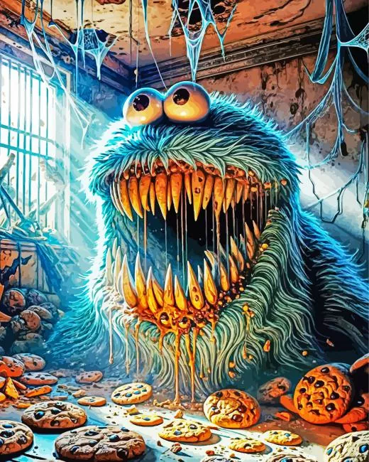 horror monster Diamond Paints Horror Monster Diamond Painting