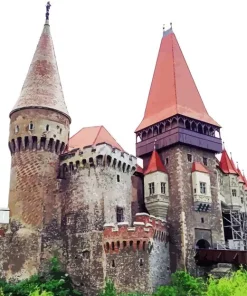Hunyad Castle Romania Diamond Painting