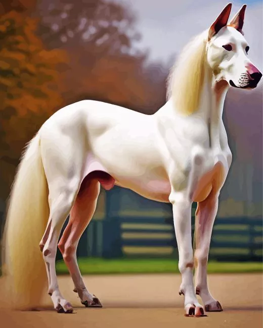 hybrid horse Diamond With Numbers