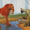 Ice Age Tiger Diego Diamond Painting