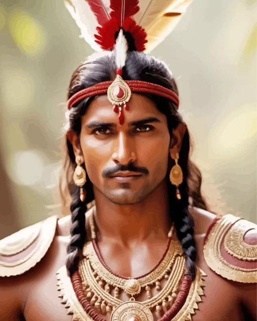 indian warrior Diamond Dotz Indian Warrior Diamond Painting