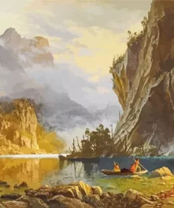 Indians Spear Fishing Diamond Painting