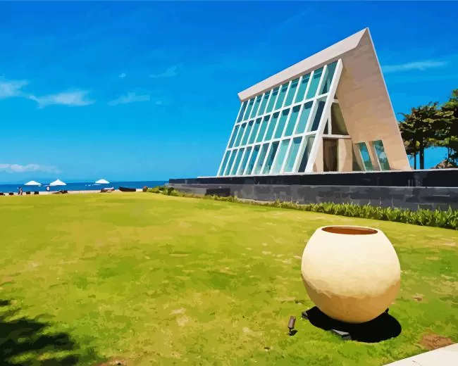infinity chapel bali Diamond By Numbers Infinity Chapel Bali Diamond Painting