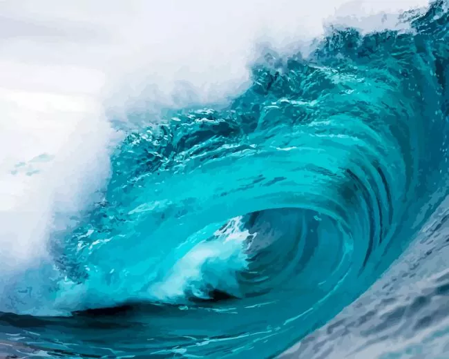 inside a wave Diamond By Numbers Inside A Wave Diamond Painting