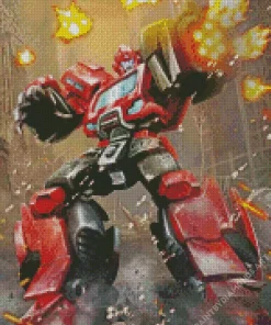 Ironhide Transformers Character Diamond Painting
