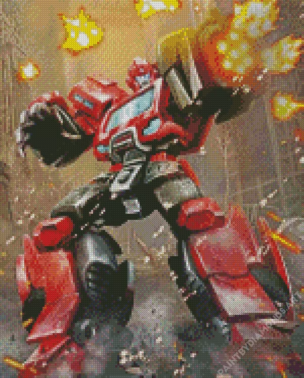 ironhide transformers character Diamond By Numbers Ironhide Transformers Character Diamond Painting