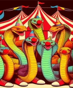 Jester Snakes Diamond Painting