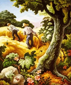 July Hay By Thomas Hart Benton Diamond Painting
