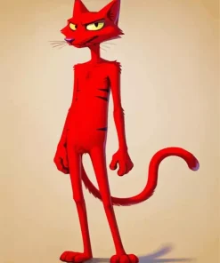 Katz Courage The Cowardly Dog Character Diamond Painting