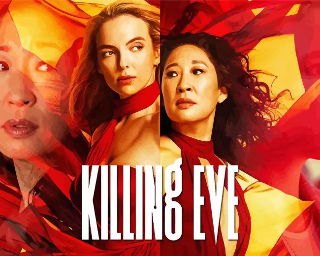 killing eve poster Diamond Paintings Killing Eve Poster Diamond Painting
