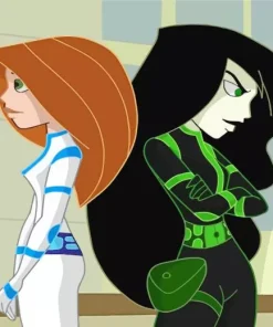 Kim And Shego Diamond Painting