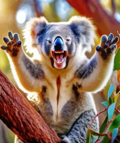 Koala Fangs Diamond Painting