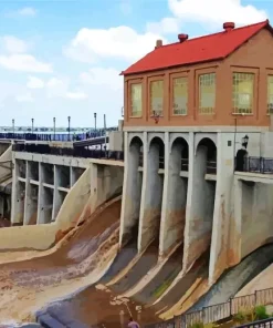 Lake Overholser Oklahoma Diamond Painting