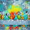 Last Supper Abstract Diamond Painting
