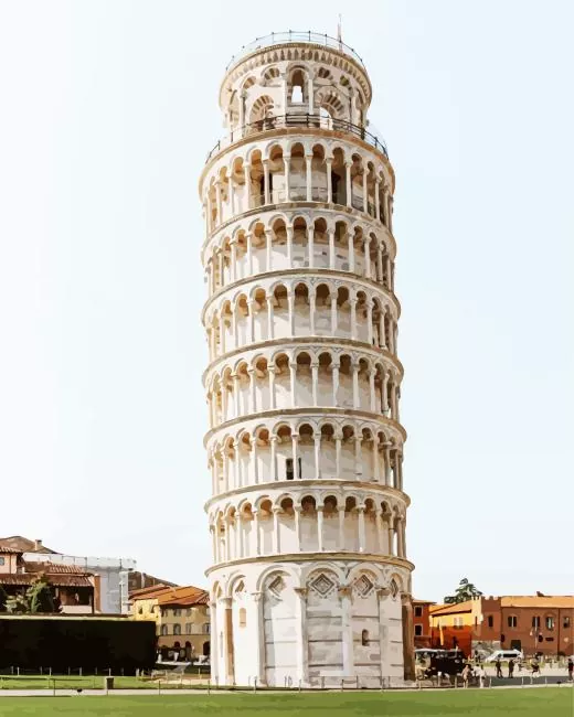leaning tower of pisa Diamond Dotz Leaning Tower Of Pisa Diamond Painting