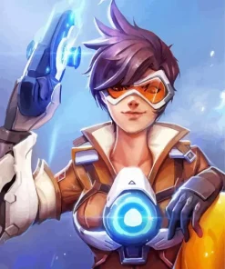 Lena Oxton Overwatch Diamond Painting