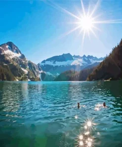 Lovely Water Lake Diamond Painting