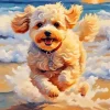 Maltipoo Art Diamond Painting
