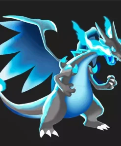Mega Charizard X Character Diamond Painting