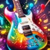 Music Guitar Diamond Painting