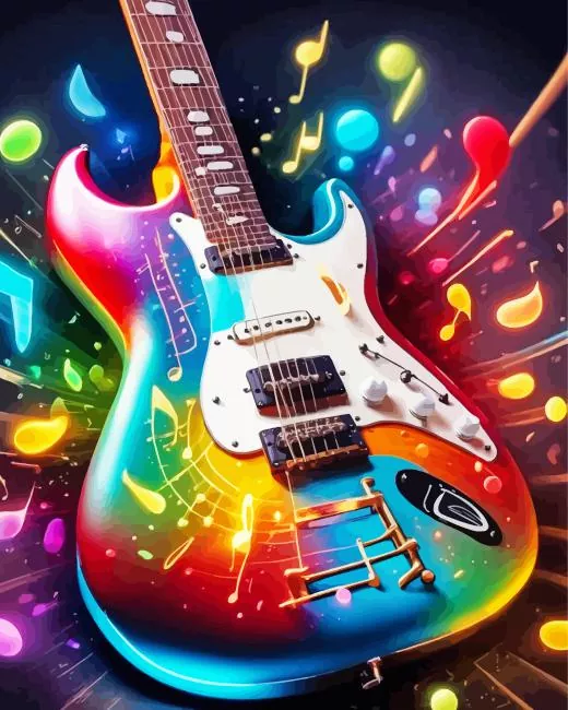 music guitar Diamond Paints Music Guitar Diamond Painting