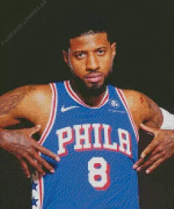 Paul George Diamond Painting