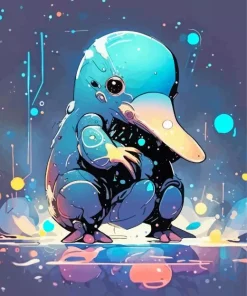 Platypus Art Animal Diamond Painting