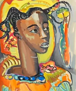 Portrait Of A West African Girl By Irma Stern Diamond Painting