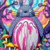 Psychedelic Totoro Diamond Painting