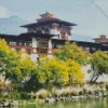 Punakha Dzong Diamond Painting